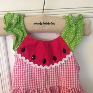 Cute Summer Watermelon Dress, 2T
